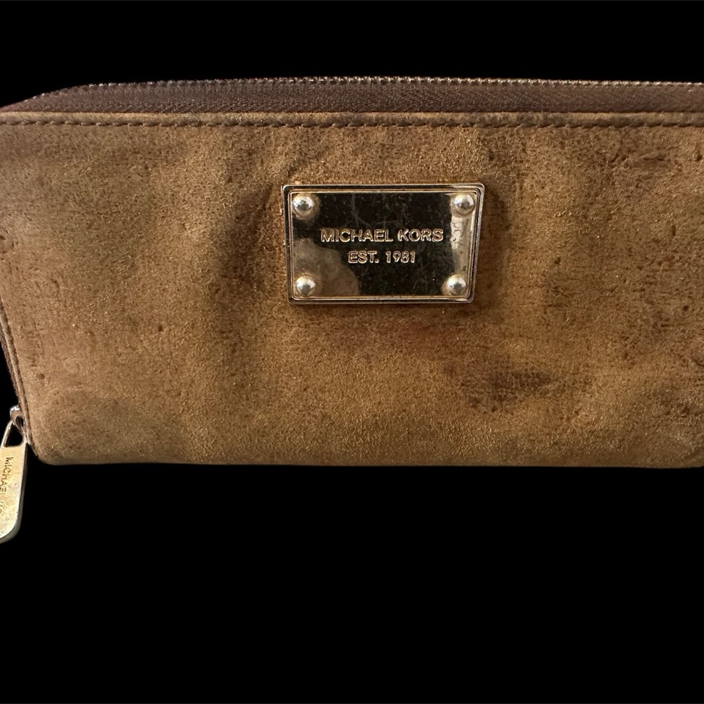 Michael Kors Tan Suede Men's Wallet